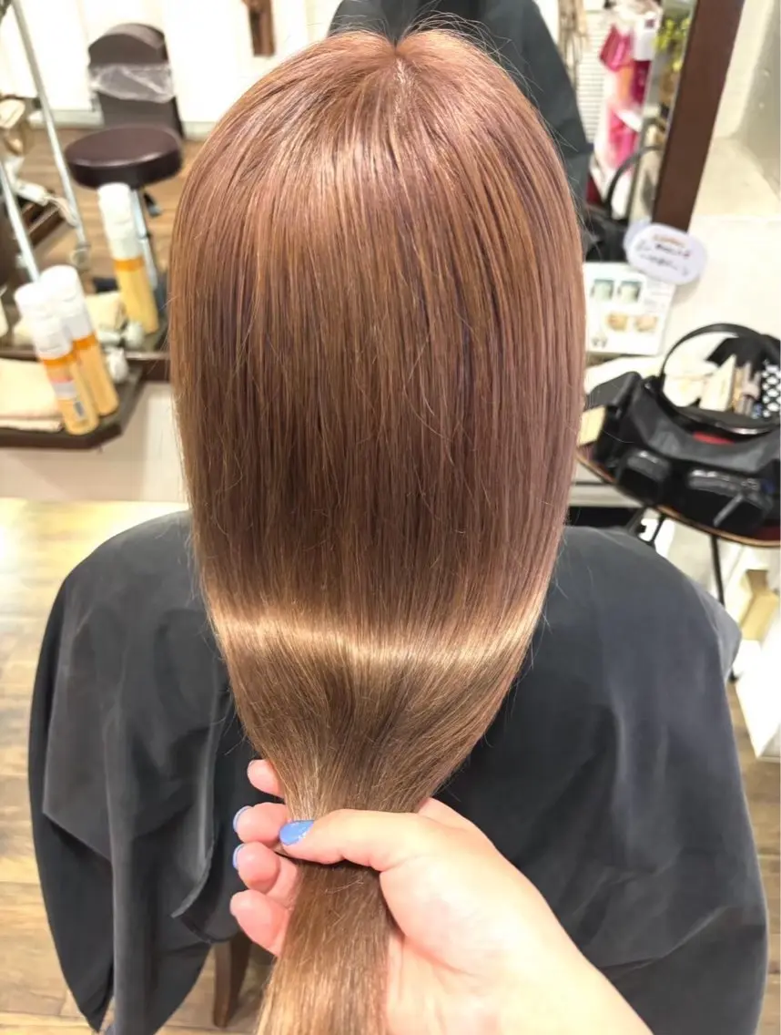 ロング 髪質改善 トリートメント Flower🌼藤田 陽華のヘアスタイル