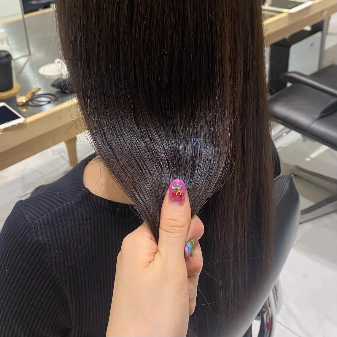 ミディアム カラー ブラウンカラー ラベンダーカラー 艶感/ナチュラル 🌿マアヤのヘアスタイル