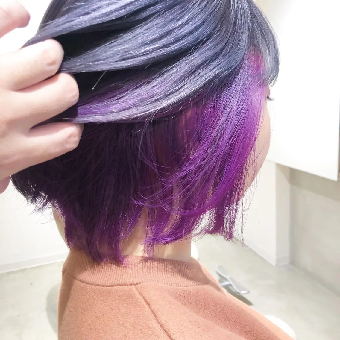 ショート カット ヘアカラー トリートメント 木村 創造🌟 デザインカラーお任せのヘアスタイル