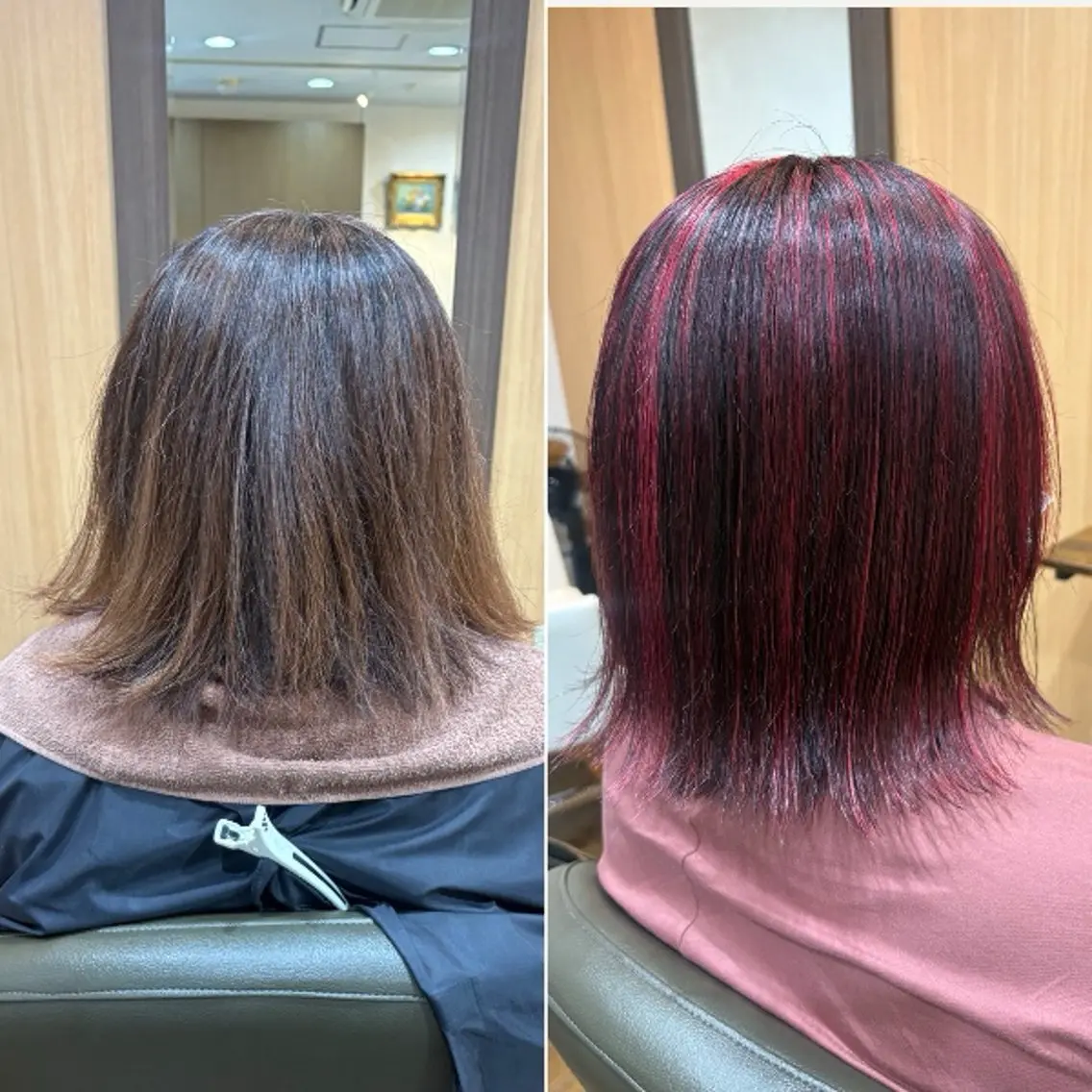 ミディアム カット ヘアカラー トリートメント MOLLA ✂️辻のヘアスタイル