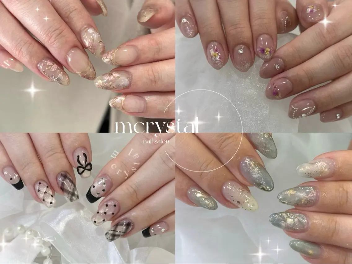 ネイル M-crystal 高比良のネイルデザイン