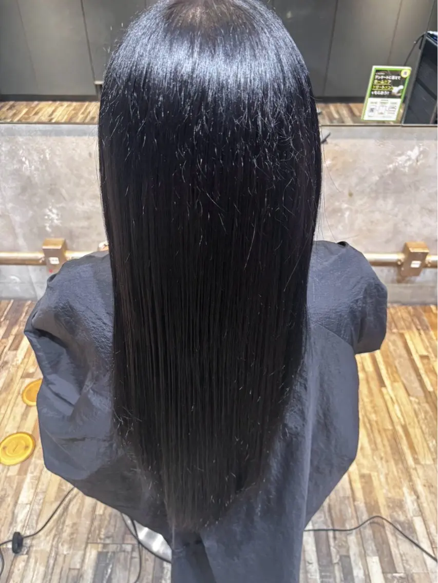 ロング カラー 藤本 遥輝のヘアスタイル