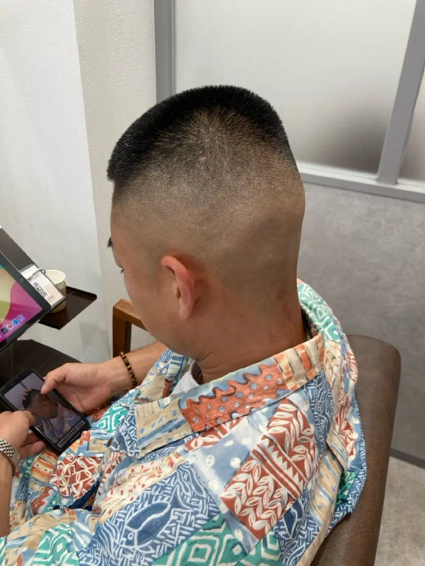 ショート パーマ職人 矢部絢一のヘアスタイル