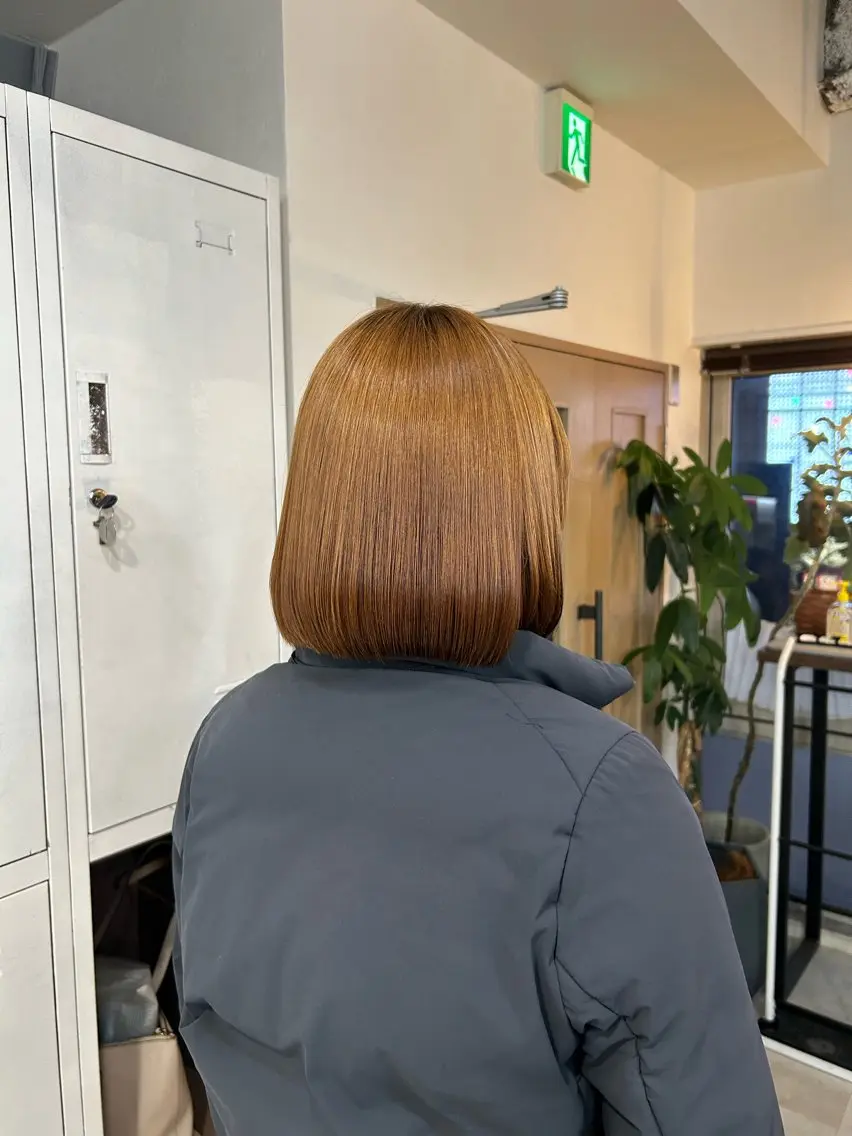 ショート カット 光を纏うツヤ感ロング Natsuki🤍のヘアスタイル
