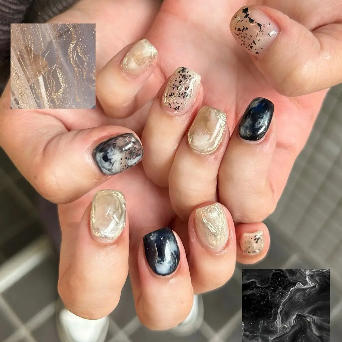 ネイル ハンドネイル フットネイル ASA nail / アート☀︎ニュアンスのネイルデザイン