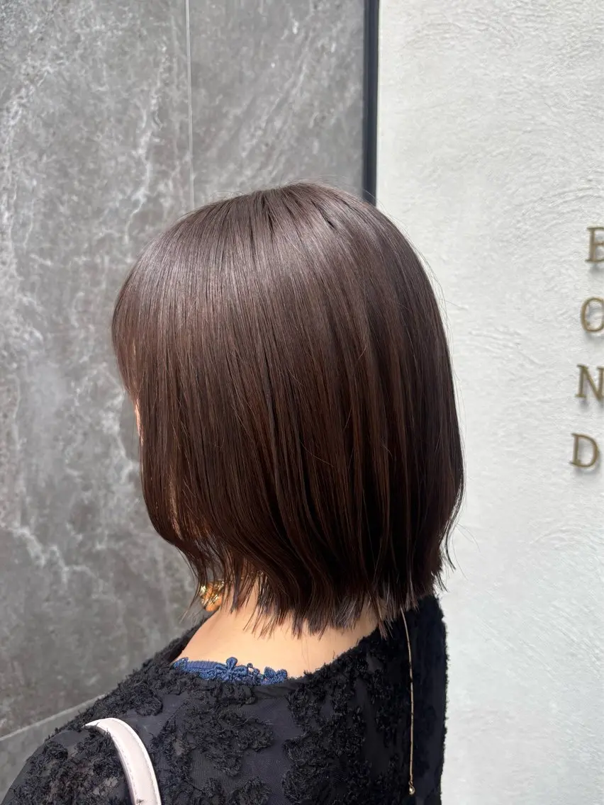 ミディアム カット ヘアカラー 石原 望来のヘアスタイル