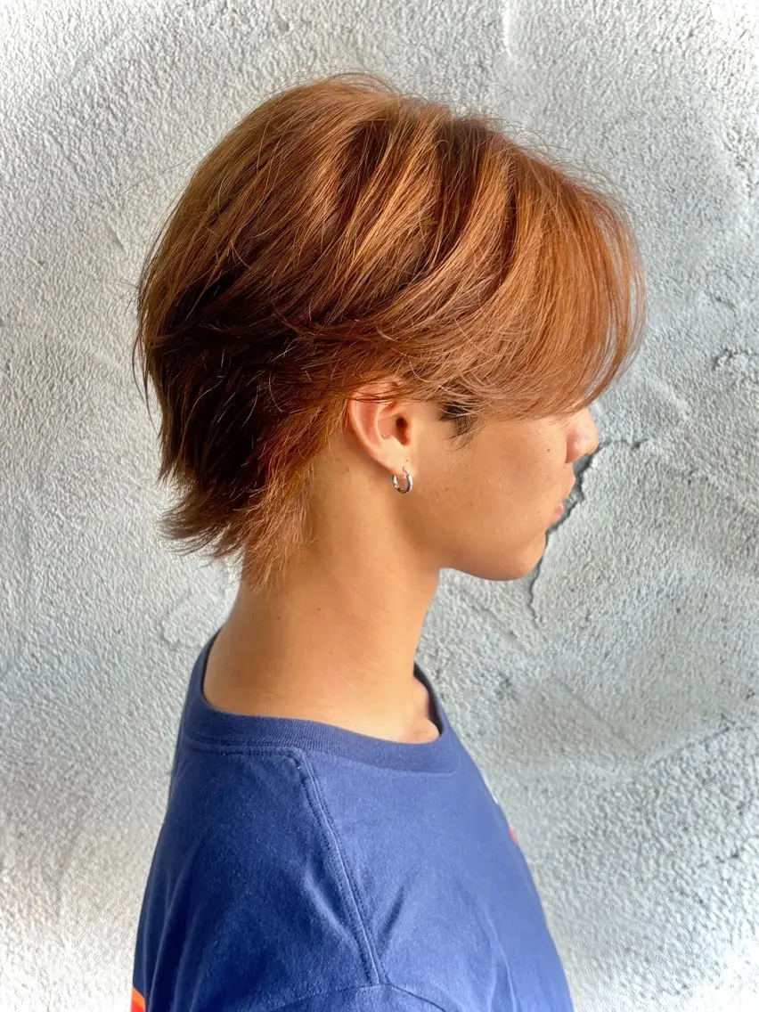 カラー メンズ 大谷 真央のヘアスタイル