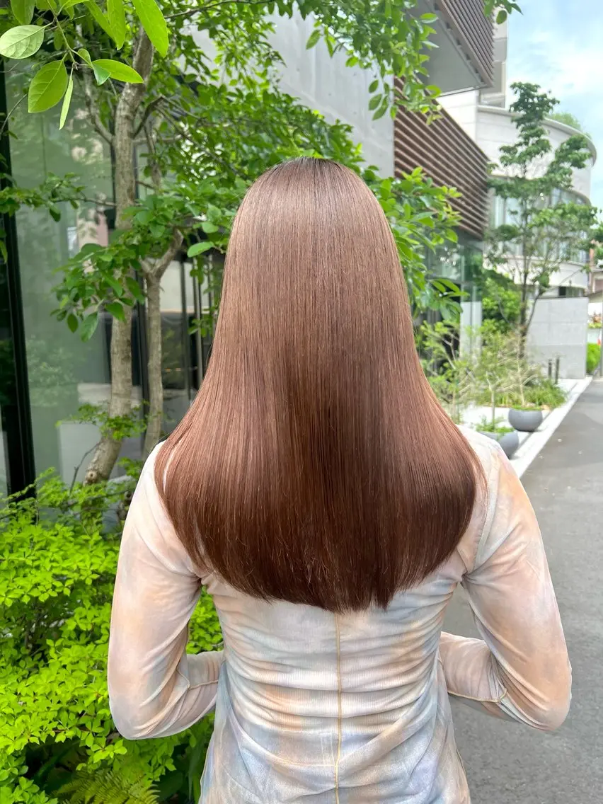 ロング ヘアカラー 小川 ルミナのヘアスタイル