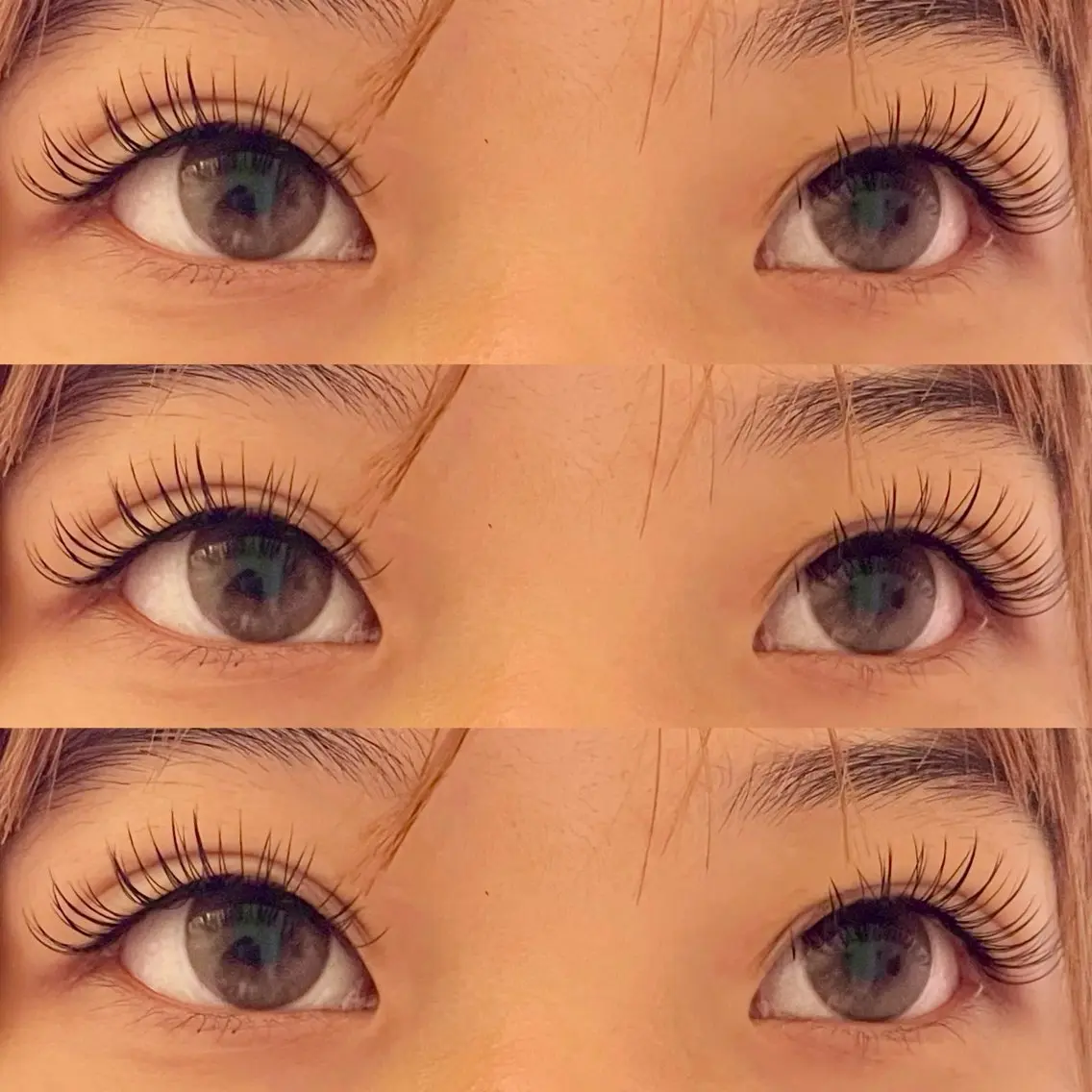 マツエク・マツパ キュート Dカール フラットラッシュ CANEYELASH Kazumiのマツエク・マツパデザイン