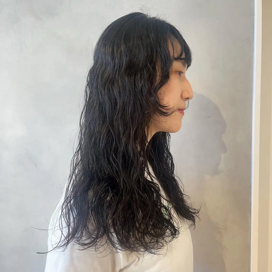 ロング パーマ カット パーマ トリートメント ボブ/ベージュ/ パーマ🪿近森ゆいのヘアスタイル
