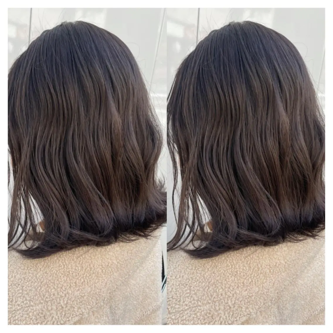 ミディアム カラー カット ヘアカラー トリートメント 村山 茉衣のヘアスタイル