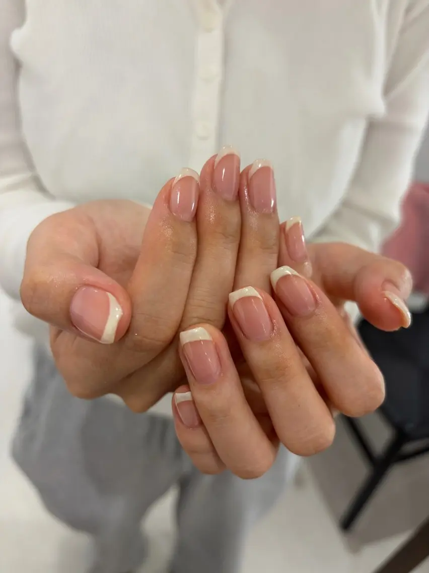 ネイル フレンチネイル 和田 ほのかのネイルデザイン