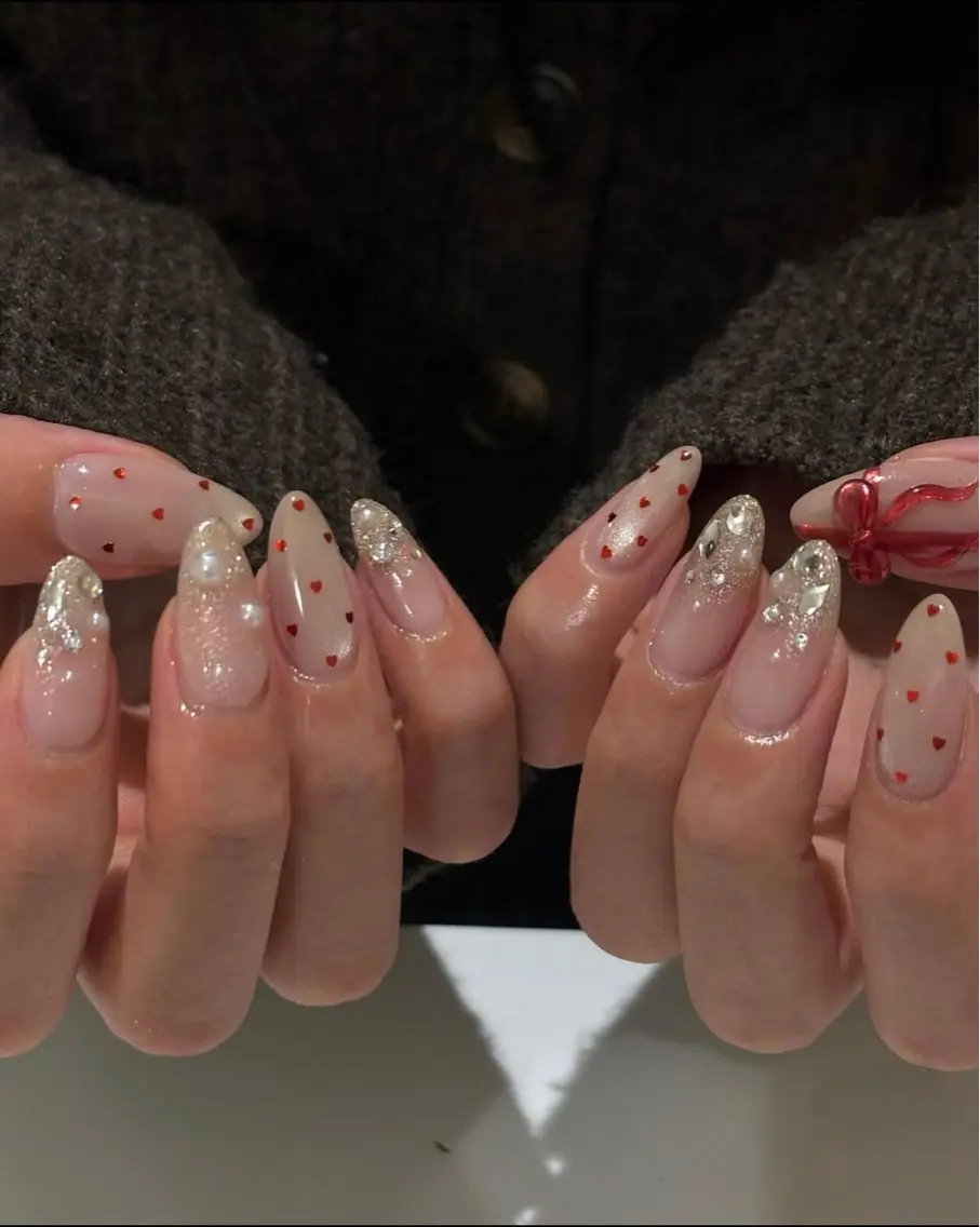 ネイル 韓国ネイル ニュアンスネイル シンプルネイル ワンホンネイル Nihonthy Nail 新宿のネイルデザイン