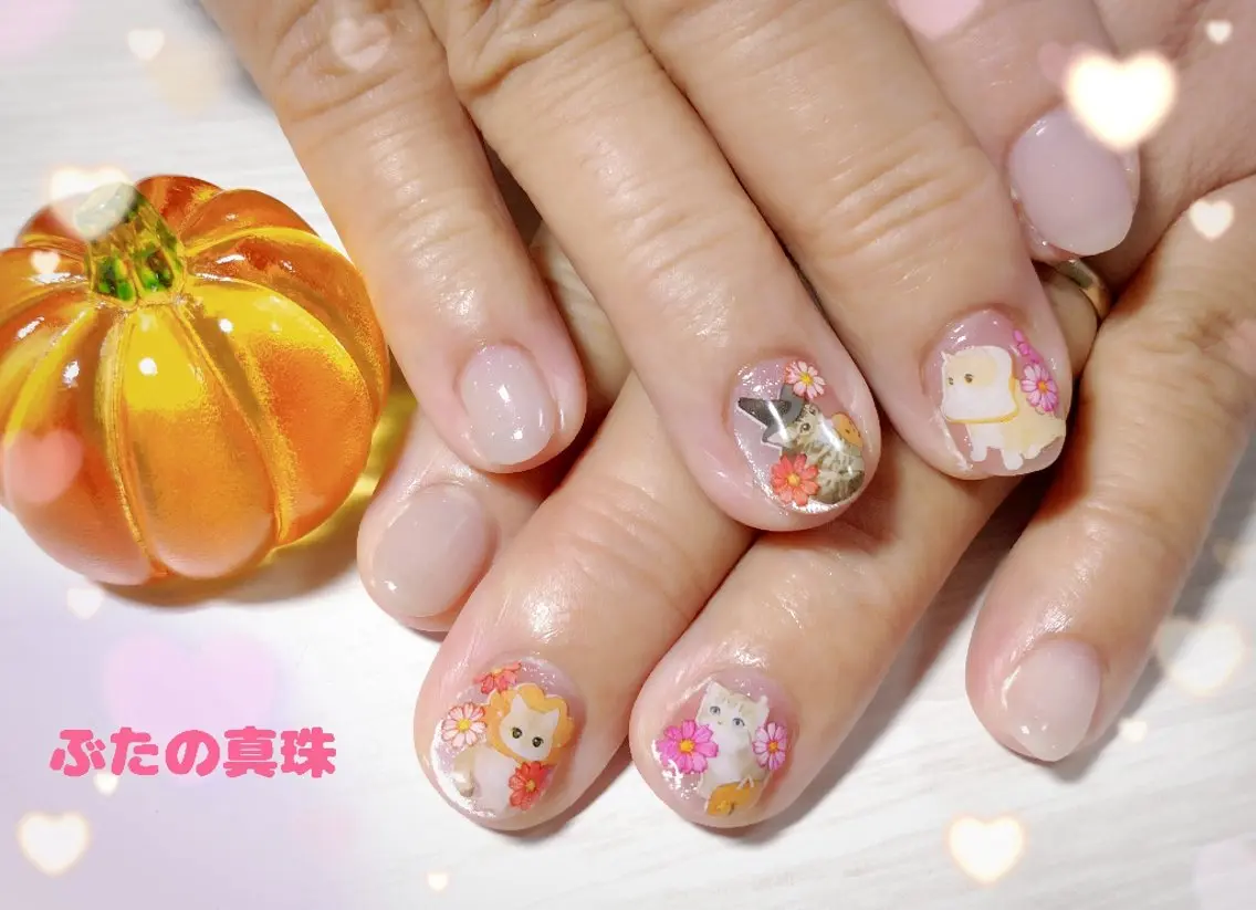 ネイル ハンドネイル 林 珠里のネイルデザイン