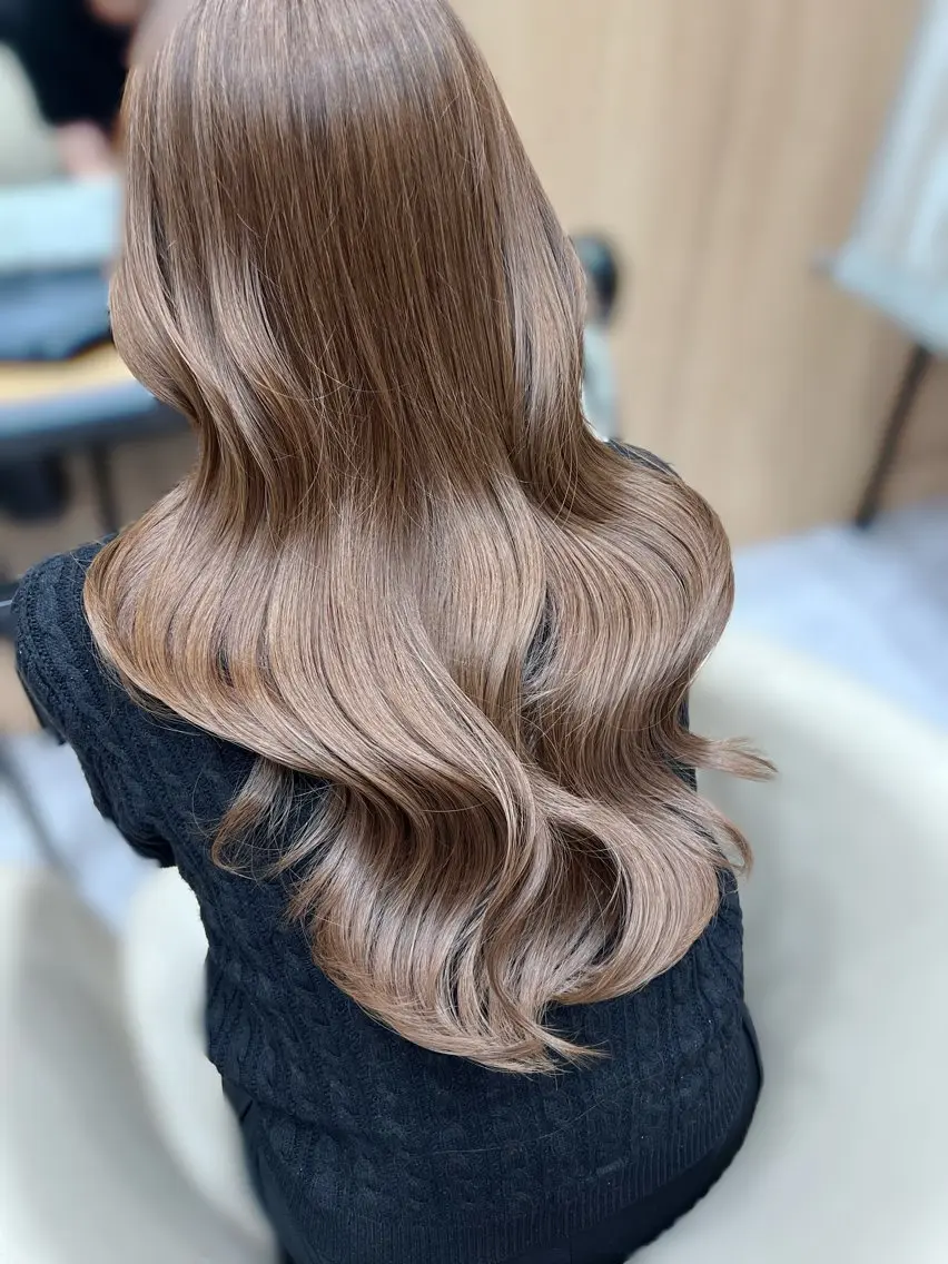 ロング カットカラー model🎀りせのヘアスタイル