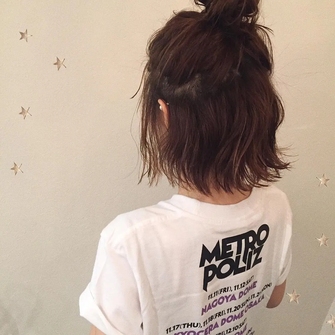ヘアアレンジ ハーフアップ 市川 千夏のヘアスタイル