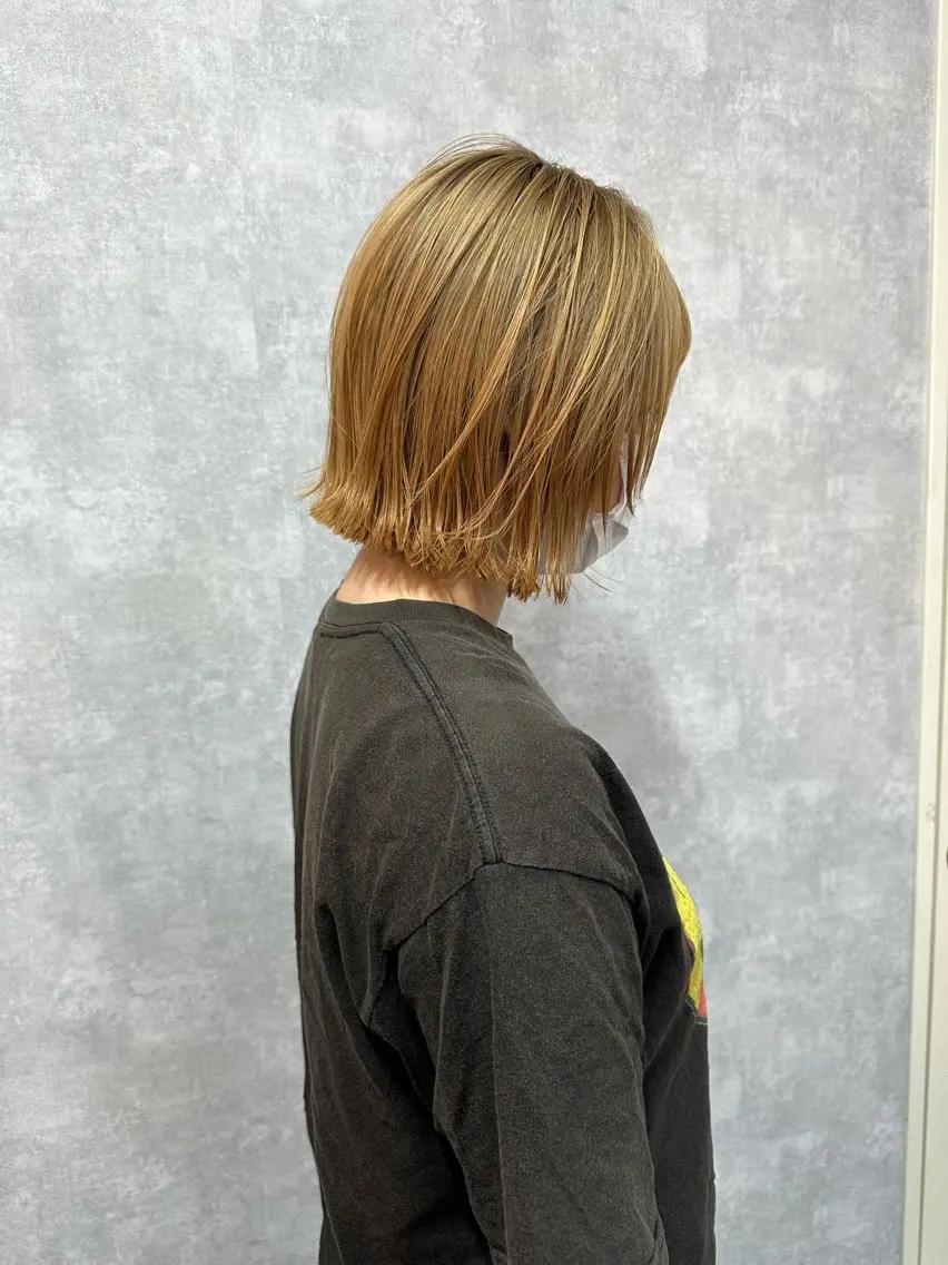 ショート 切りっぱなしボブ ショートボブ ハンサムショート 丸みショート ボブ モテ髪/ボブ/ショー ト/アダチフウトのヘアスタイル