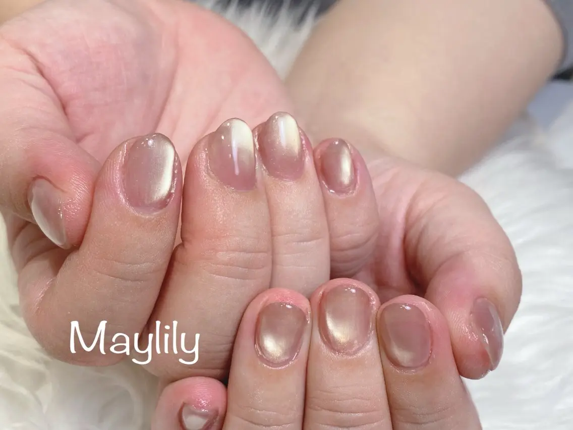 ネイル マグネットネイル ハンドネイル Nail salon Maylilyのネイルデザイン