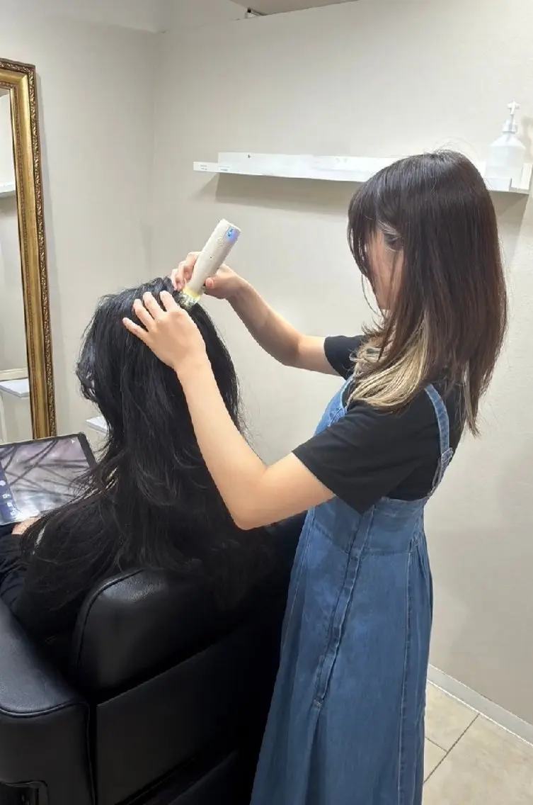 【頭皮診断付き】🌿頭皮デトックスヘッドスパ　全90分の写真