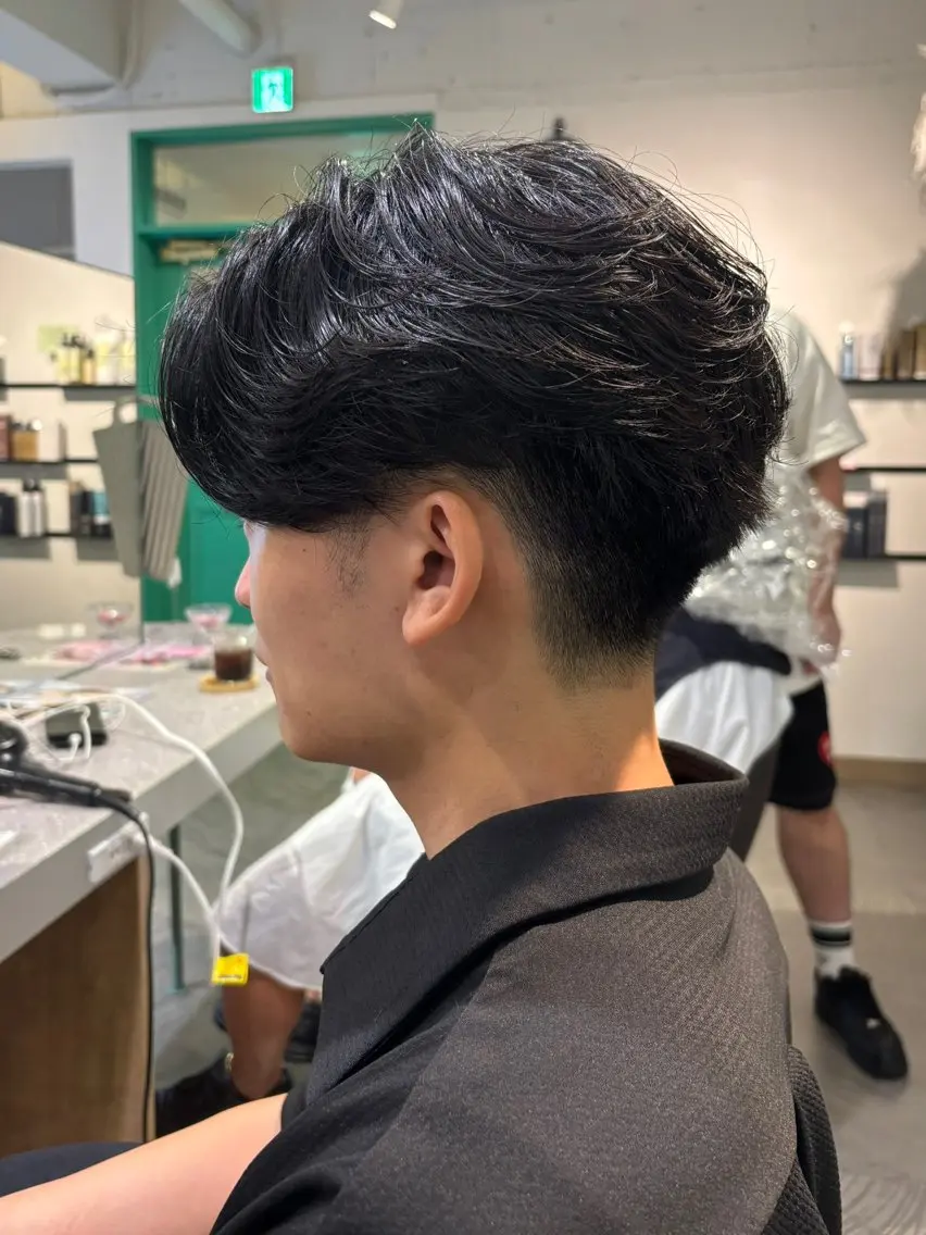 ショート パーマ ニュアンスパーマ 盛れるレイヤー/ 髪質改善/遠藤龍雅のヘアスタイル