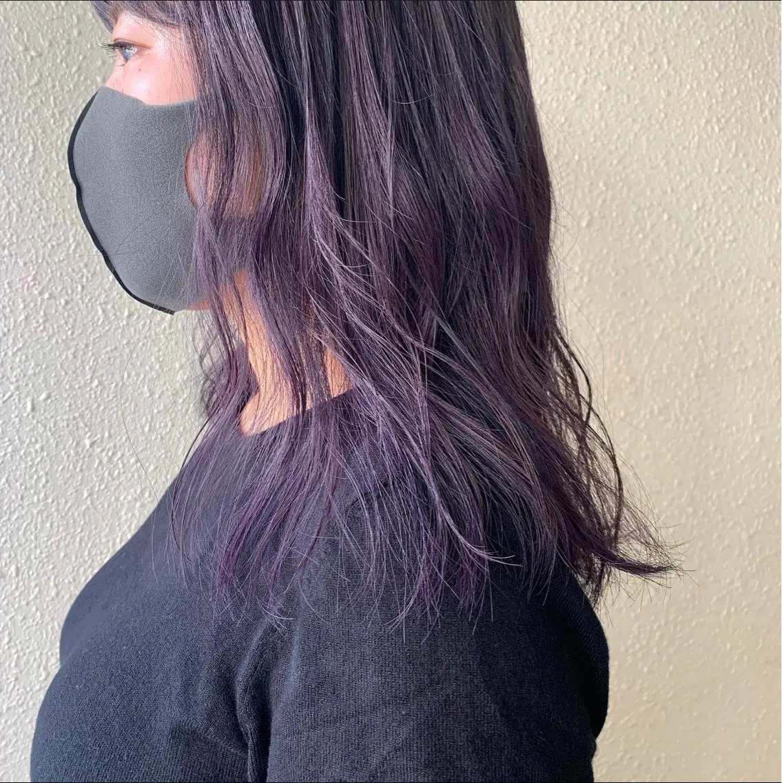 ミディアム パープルカラー kiyono ⭐︎ダブルカラーのヘアスタイル