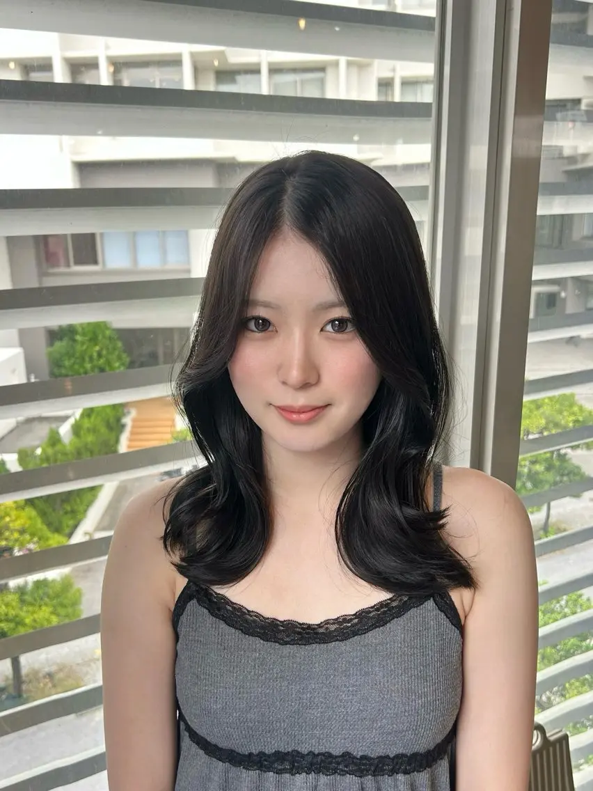 ミディアム ruup Aru ユウキのヘアスタイル