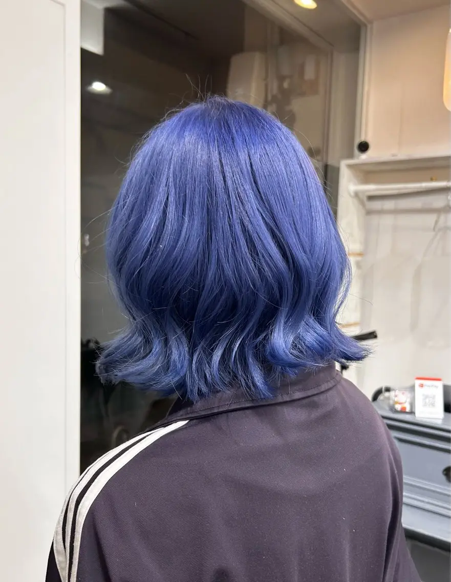 ミディアム カラー ヘアカラー 木藤 優杏のヘアスタイル