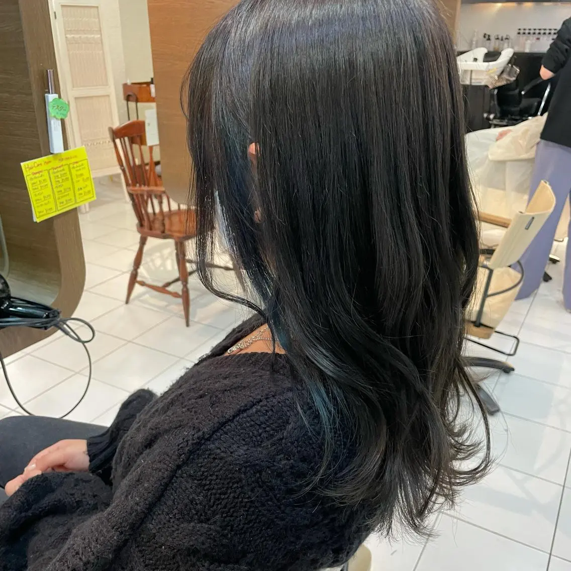 ロング カラー ブルーカラー ブルージュ 透明感カラー/ 寺田千雅子のヘアスタイル
