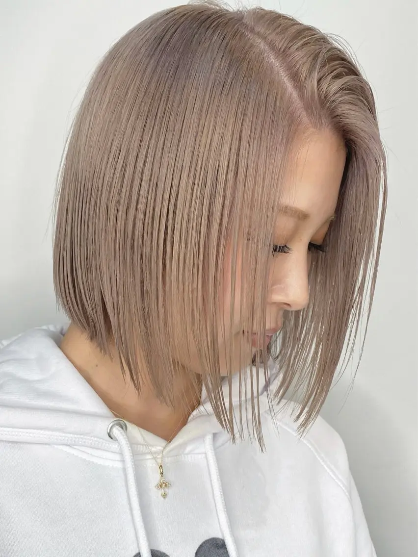 ショート シールエクステ エクステ カット ヘアカラー ヘアサロンelyts 表参道店のヘアスタイル