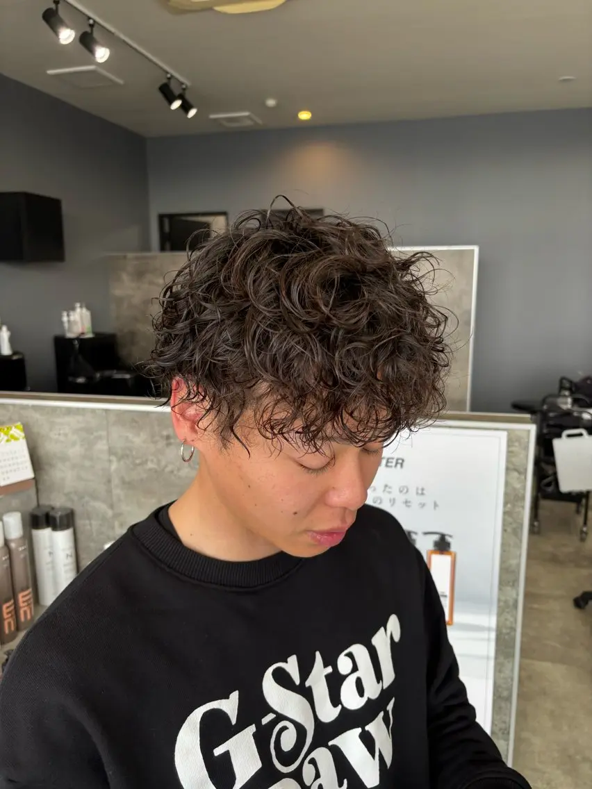 ショート パーマ スパイラルパーマ カット パーマ ✂︎GLITTER ✂︎Yuu✂︎のヘアスタイル