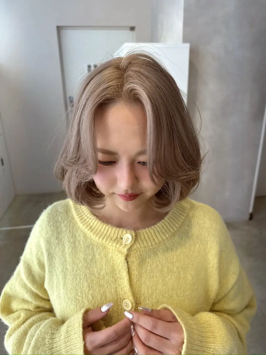 カラー カット ヘアカラー トリートメント 透明感カラー✨艶髪 制作🌱山根あゆみのヘアスタイル