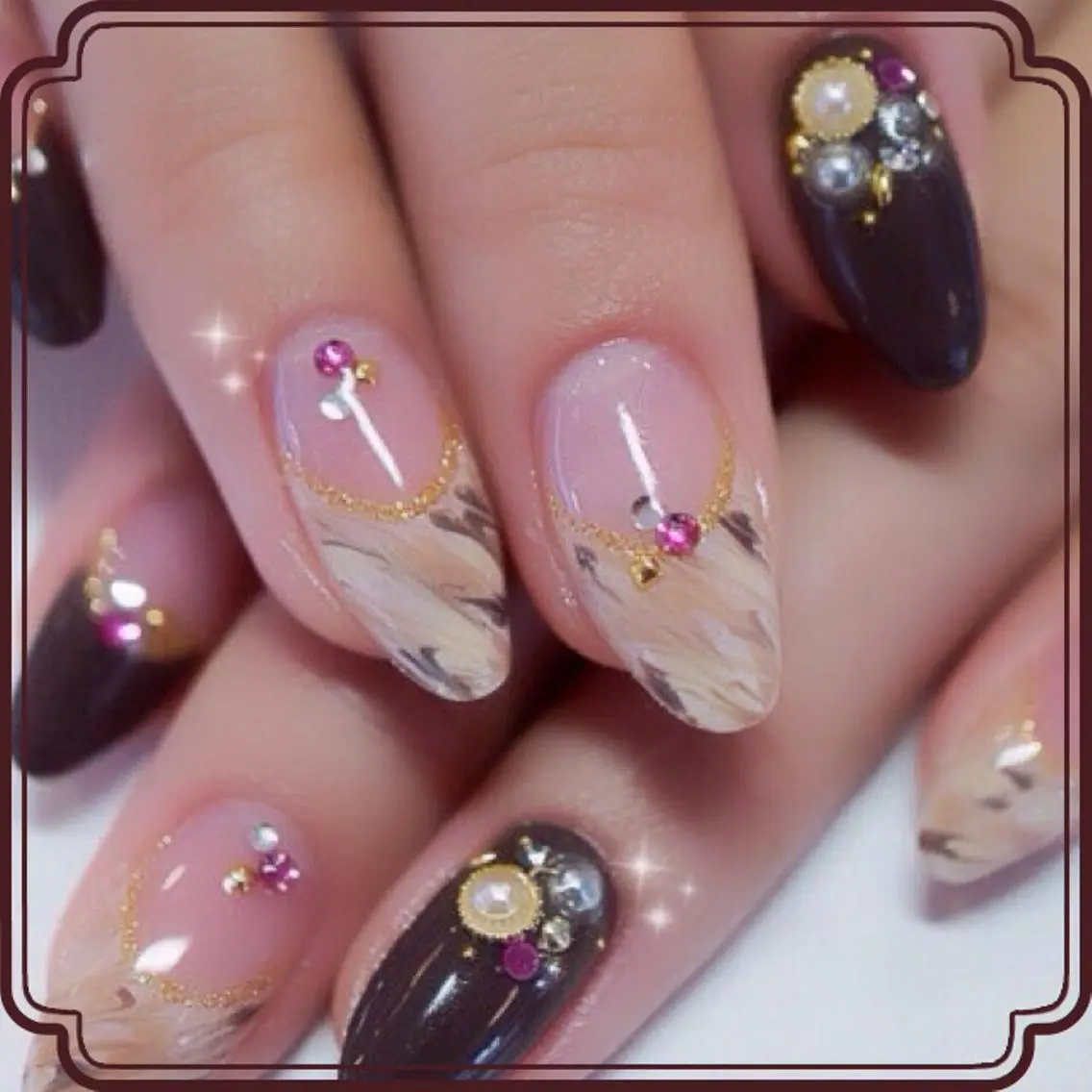 ネイル バレンタイン .Nails Mio 赤羽西ネイルサロンのネイルデザイン