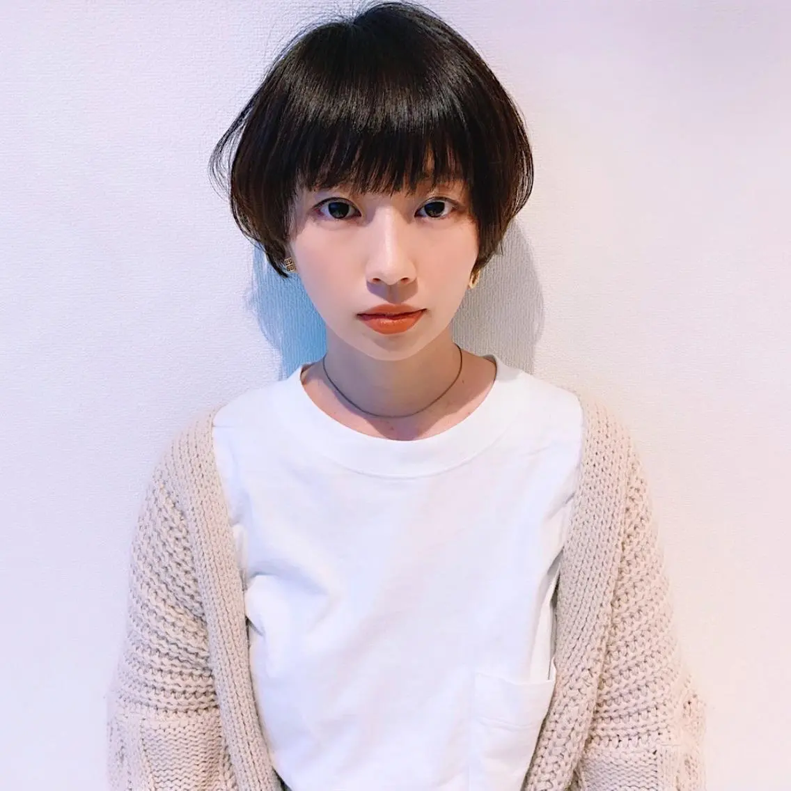 ショート カラー 中川 竜誠のヘアスタイル