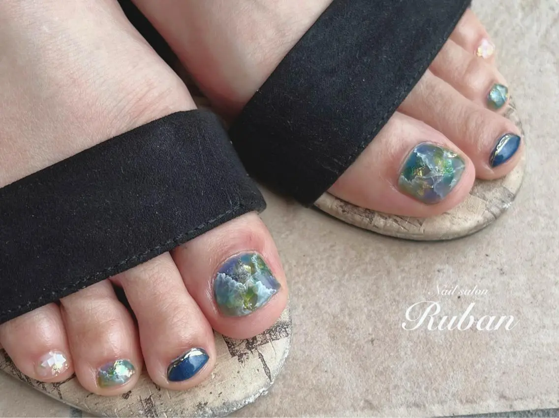 ネイル フットネイル Nail salon Rubanのネイルデザイン