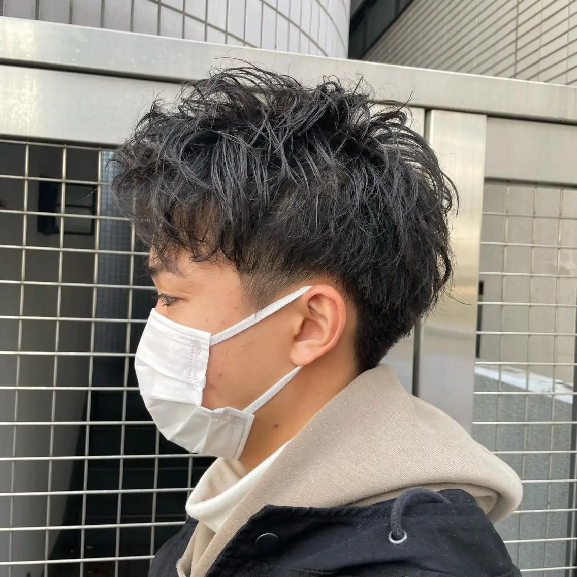 ショート パーマ メンズ カット パーマ 【メンズ縮毛矯正】 田中秀斗のヘアスタイル
