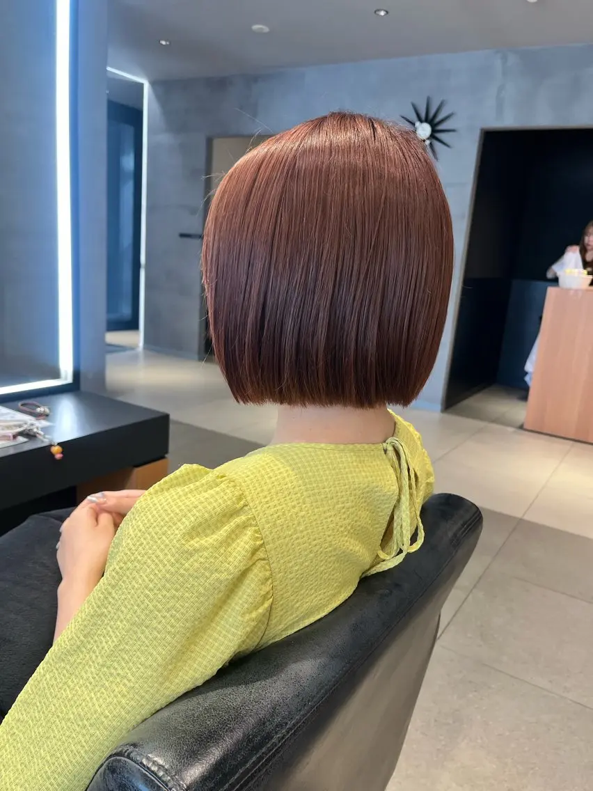 ショート ボブ カット 顔周りレイヤー 髪質改善 / AYUのヘアスタイル