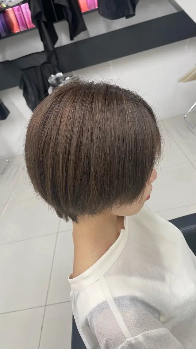 ショート カラー ハイライトカラー ハイライト ⭐️無料！カット モデル募集⭐️夕貴のヘアスタイル