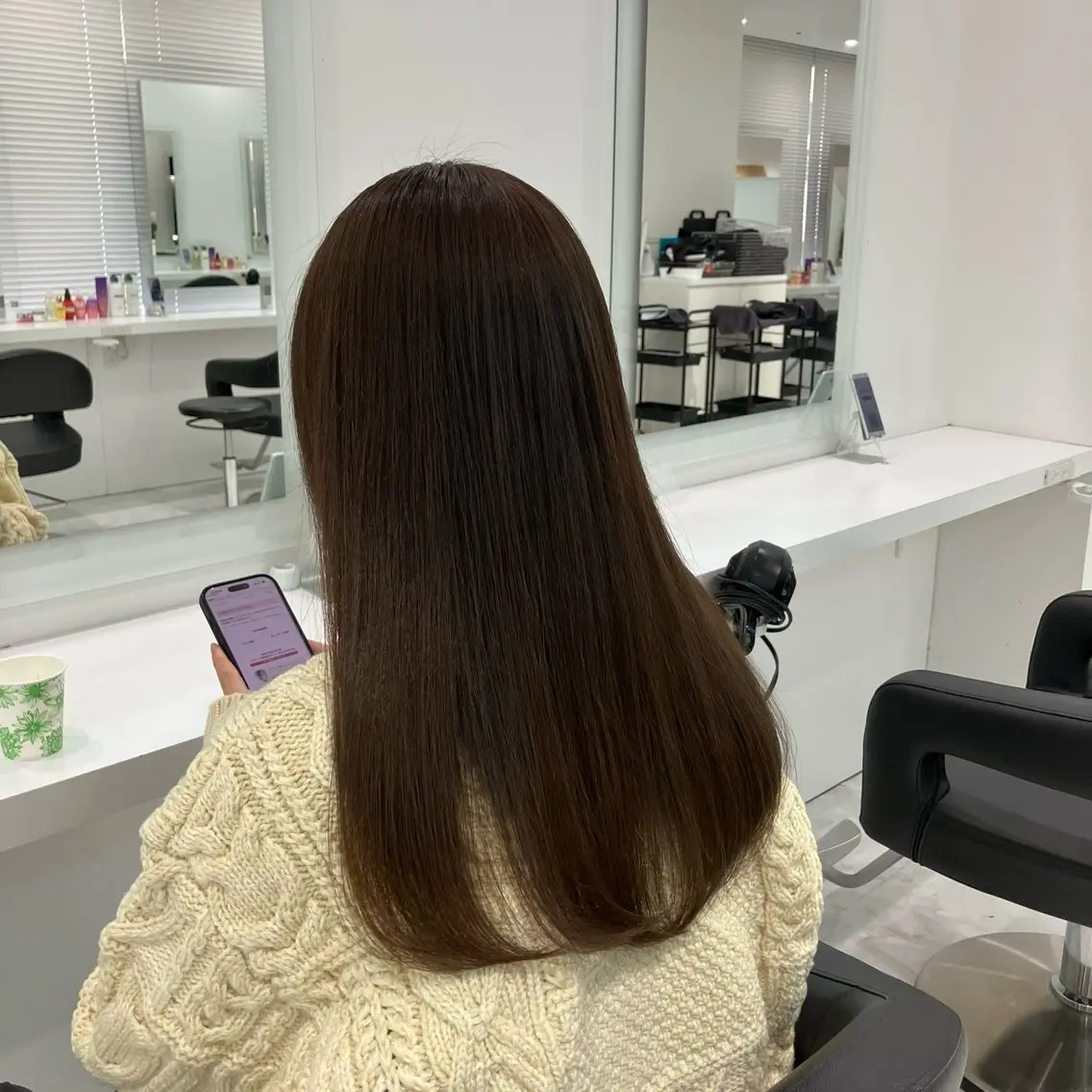 ロング カラー ヘアアレンジ 💓色落ちまで綺麗な 垢抜けカラー💓のヘアスタイル