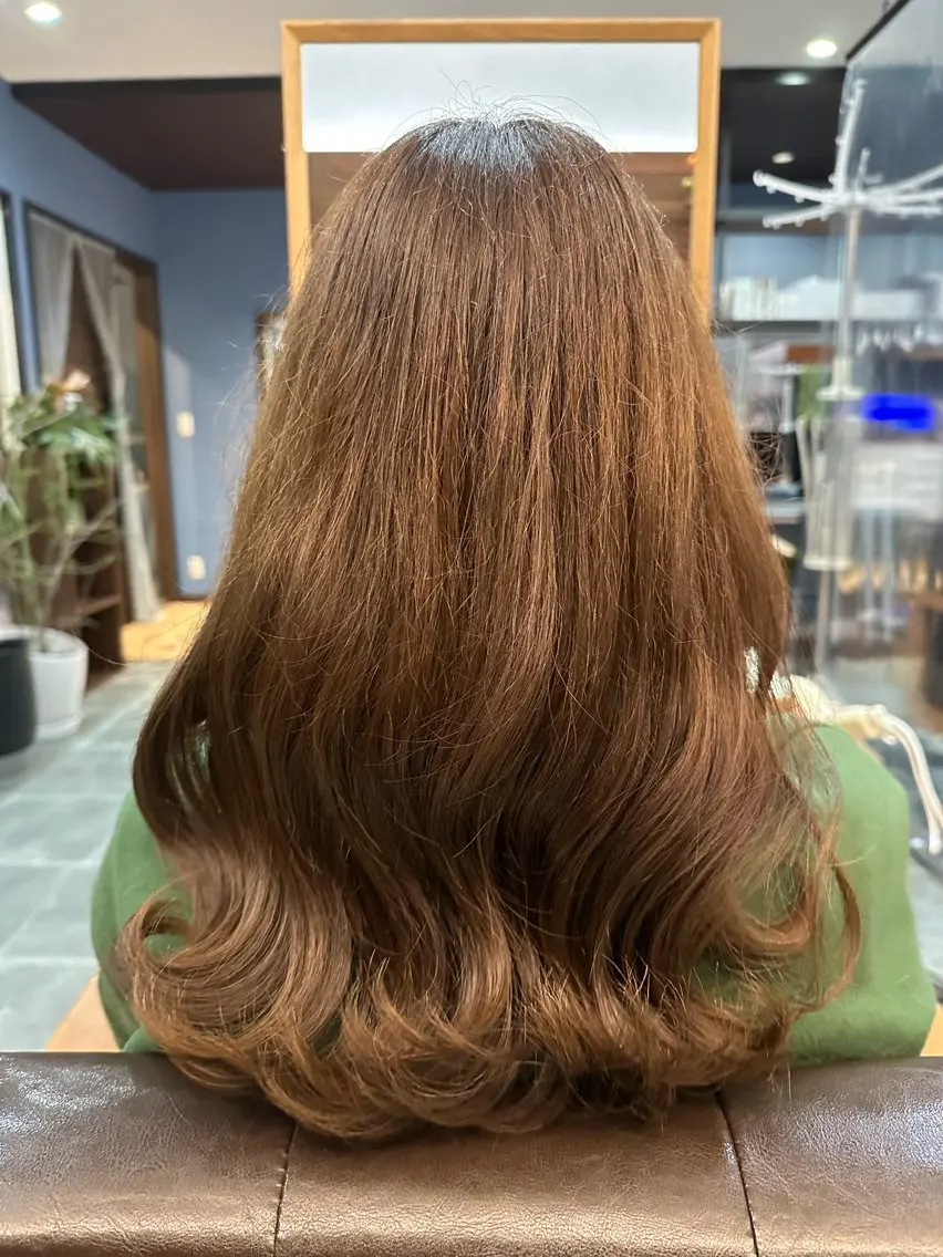 ミディアム カット ヘアカラー 🎀Kubu🍀 Natsumu🎀のヘアスタイル