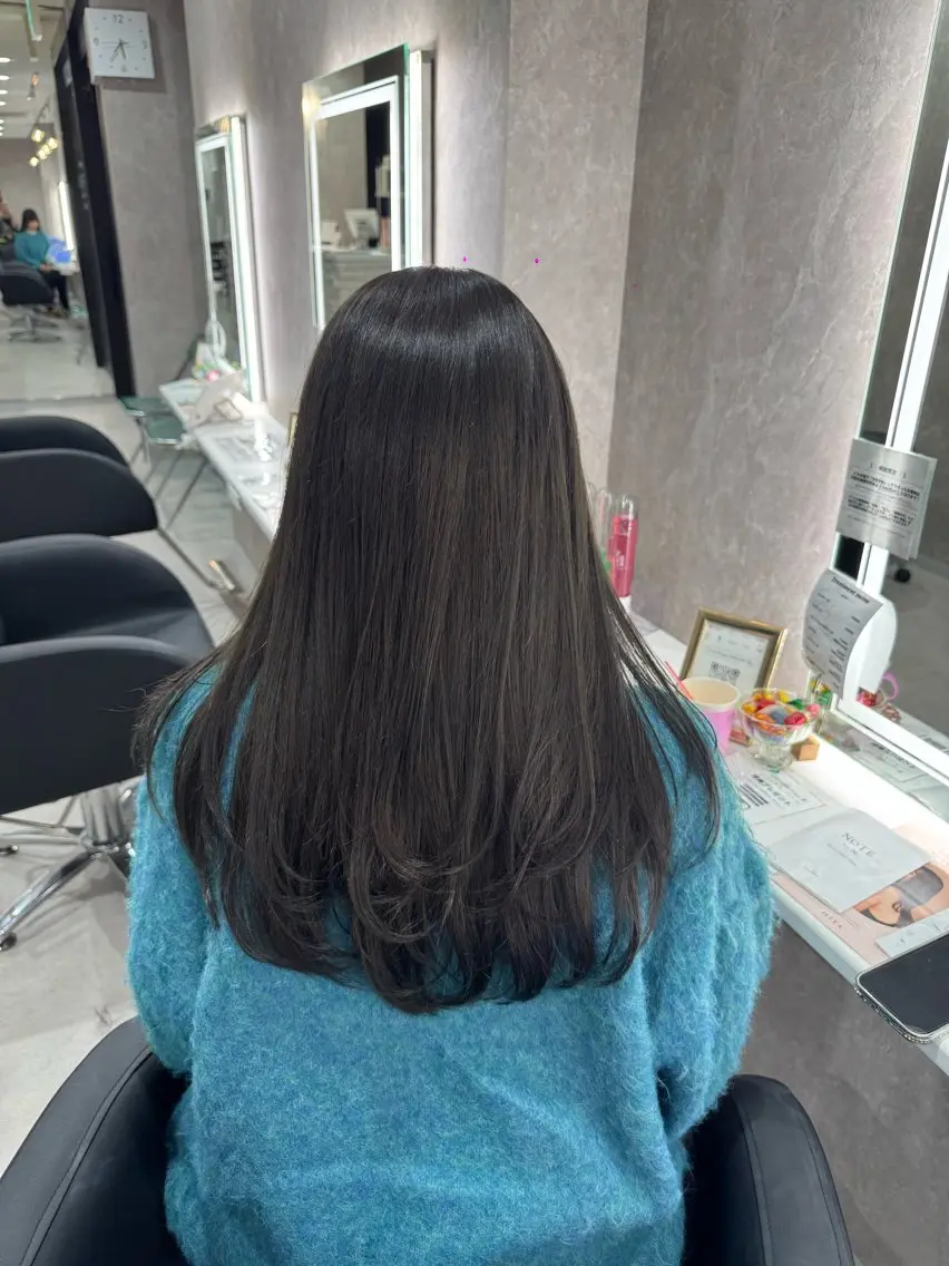 ロング カラー ヘアアレンジ モテ髪提案🫧 /HaRu🏳️‍⚧のヘアスタイル