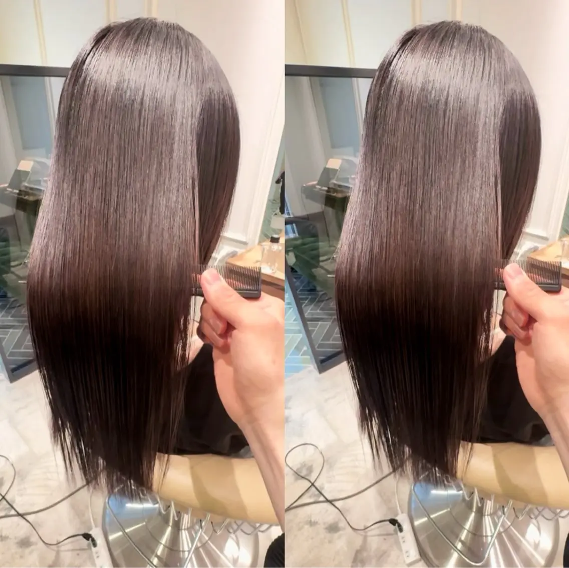 【 🫧Jr.stylist 特別価格🫧 】 透明感カラー + BYKALTEトリートメントの写真