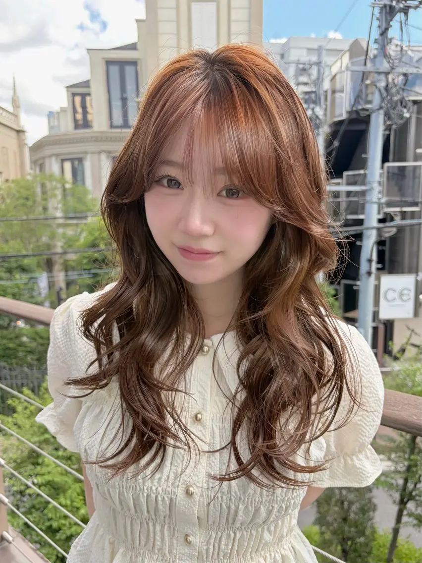 前髪&顔周り縮毛🍀の写真
