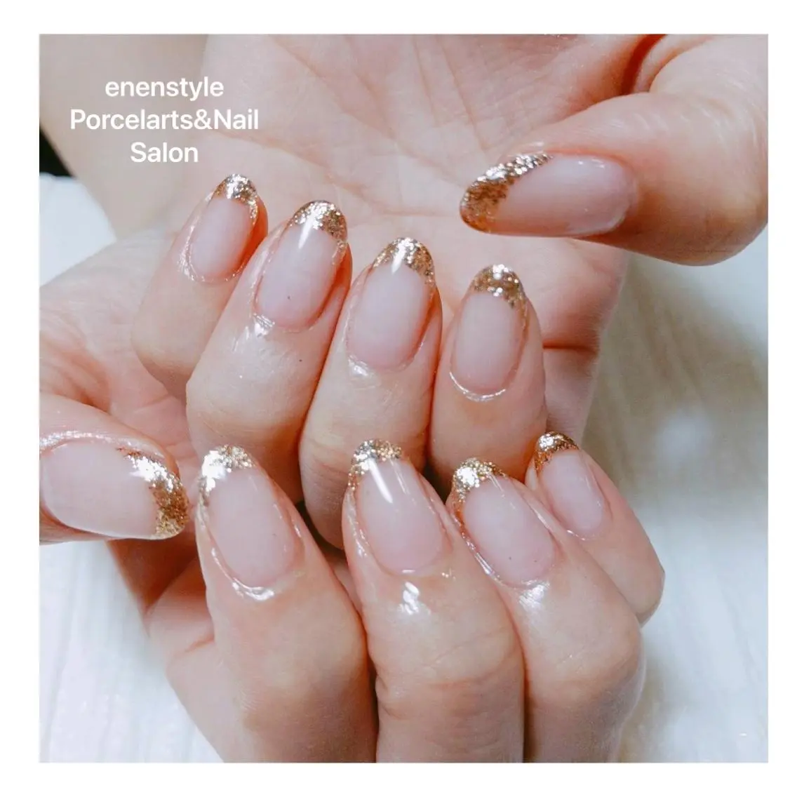 ミディアム ネイル 🐾enen style 🐾のネイルデザイン