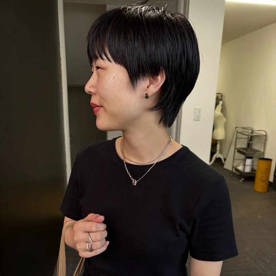 ショート 市川 蘭のヘアスタイル