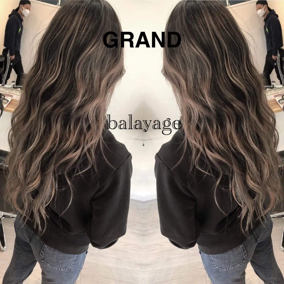 ロング レイヤーカット ashida yuukiのヘアスタイル
