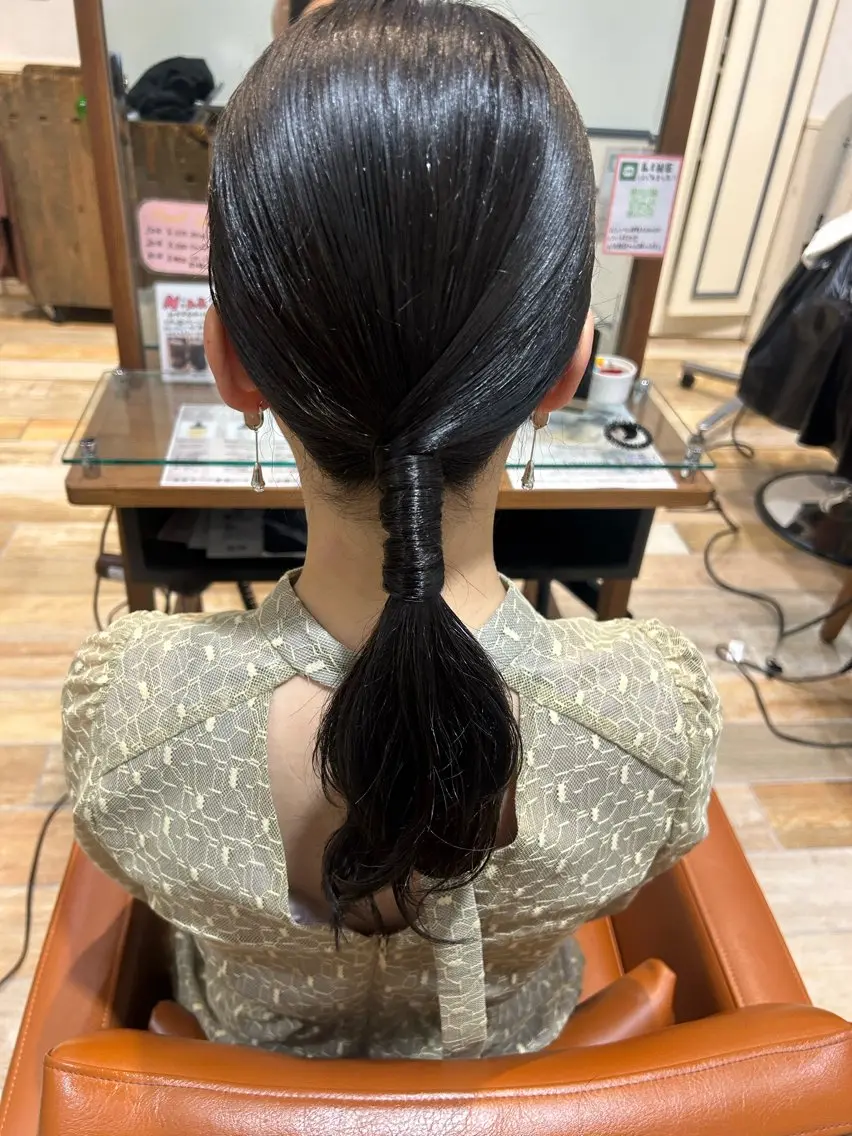 ヘアアレンジ ヘアセット 須藤 向日葵のヘアスタイル