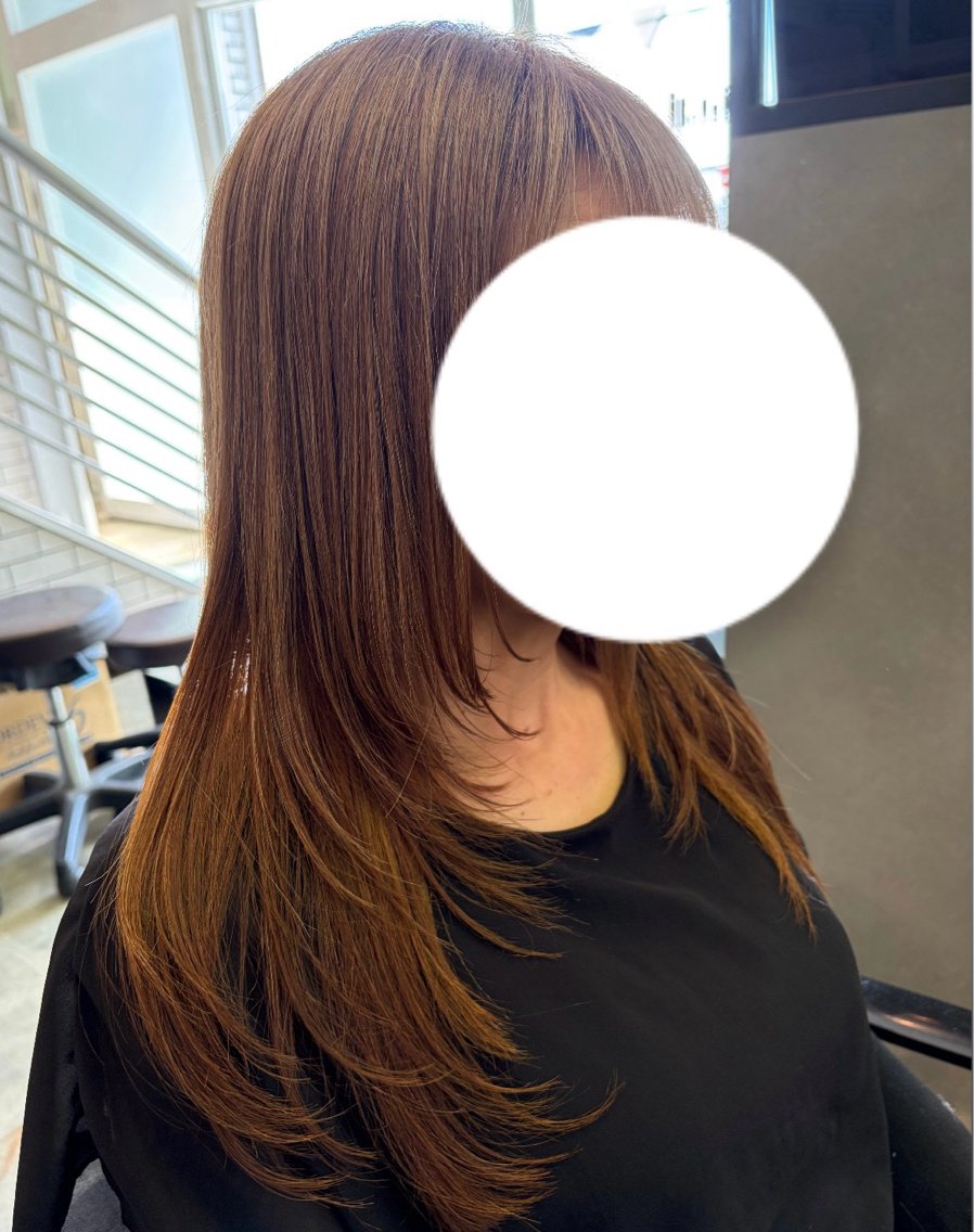 ロング カット カットモデル RURUのヘアスタイル