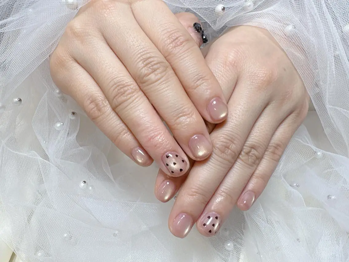 ネイル マグネットネイル ハンドネイル ハンドケア 🎀長さだし船橋🎀 ネイルサロンのネイルデザイン