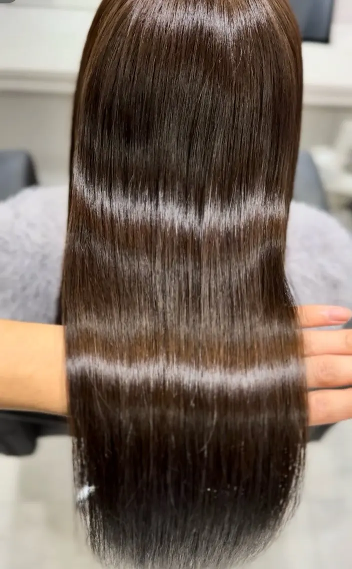 ロング カラー ヘアカラー トリートメント 髪質改善 艶髪矯正 エクステ かいり✂️のヘアスタイル