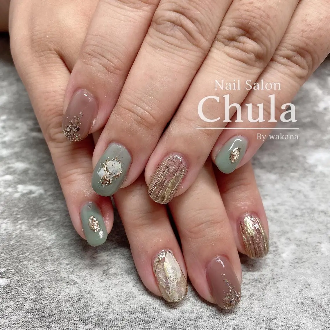 ネイル ニュアンスネイル ハンドネイル Nailsalon Chulaのネイルデザイン